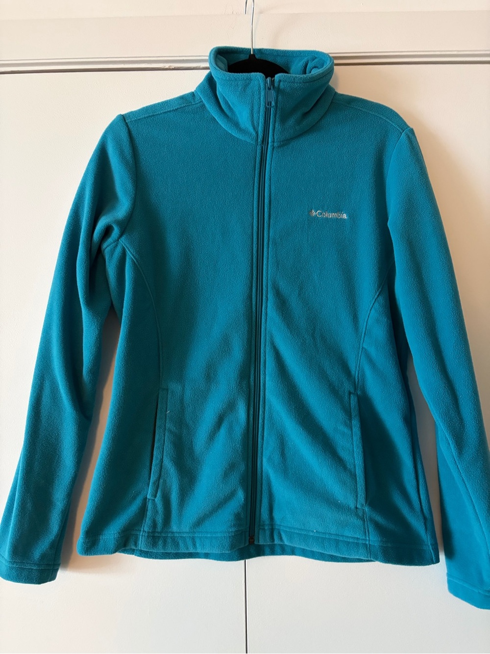 Columbia Teal Full-Zip Fleece Jacket